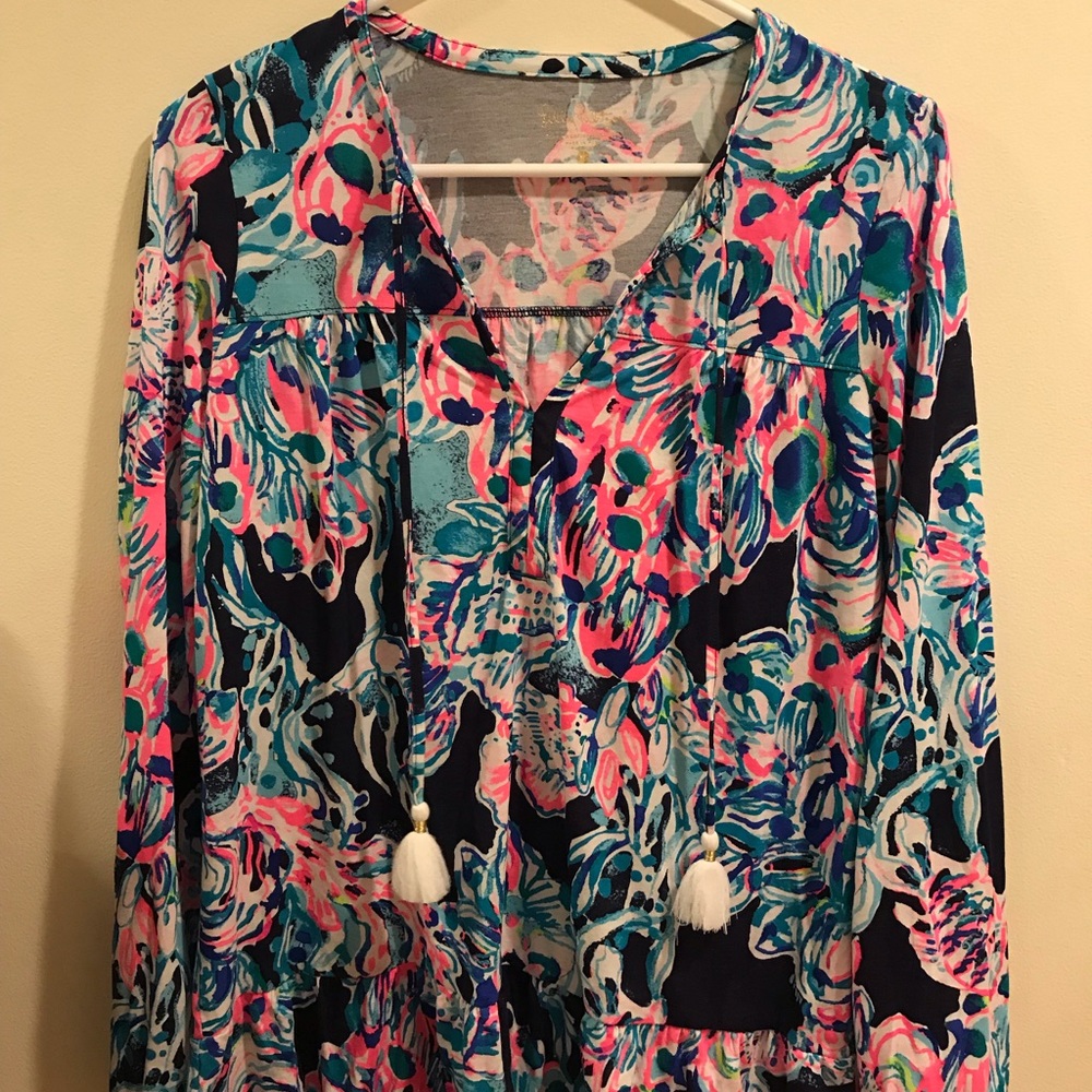 NWT Lilly Pulitzer daisy knit top size XS